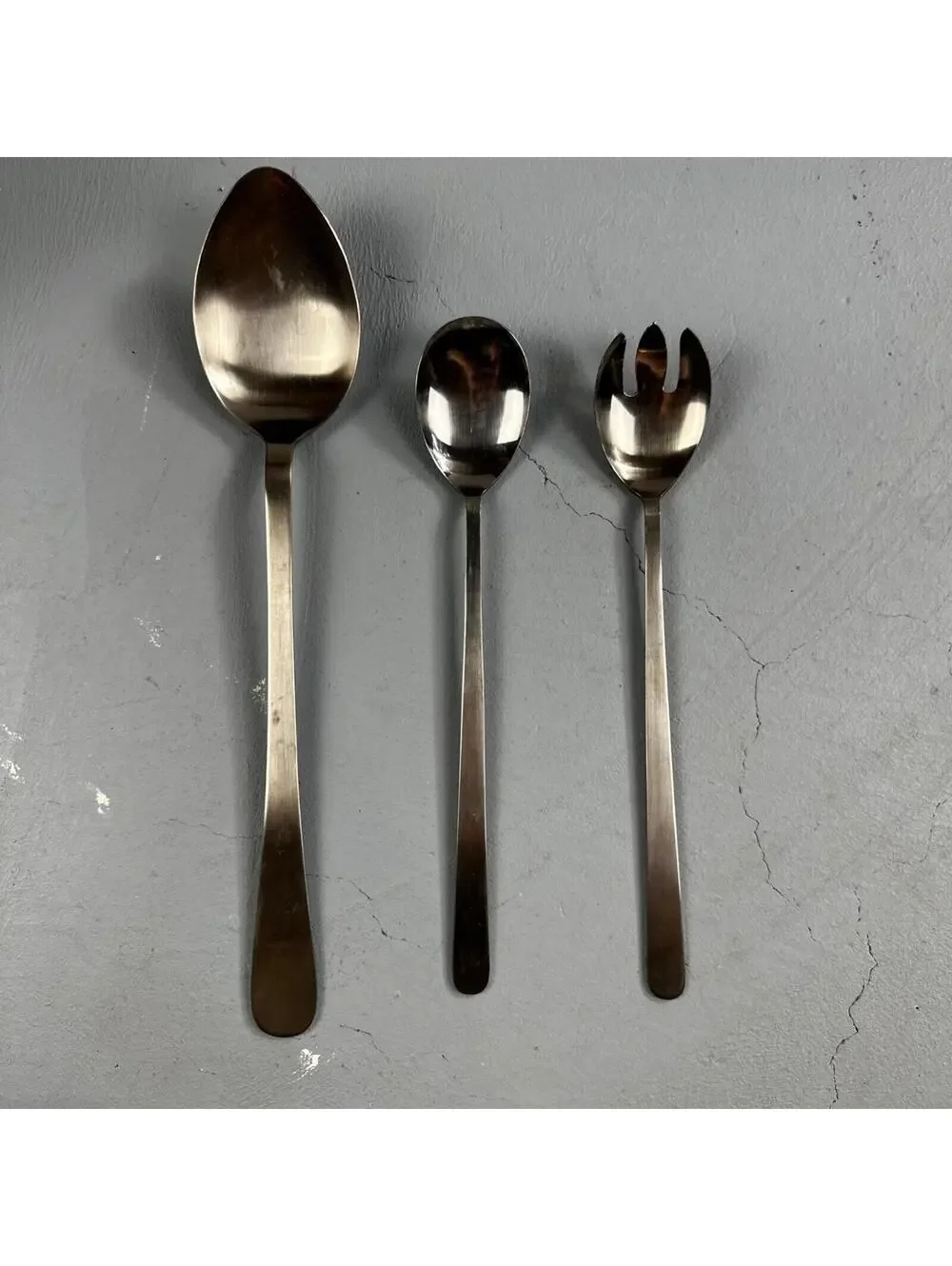 Towle Lauffer MAGNUM JAPAN 18/8 Satin Stainless Flatware Lot of 3